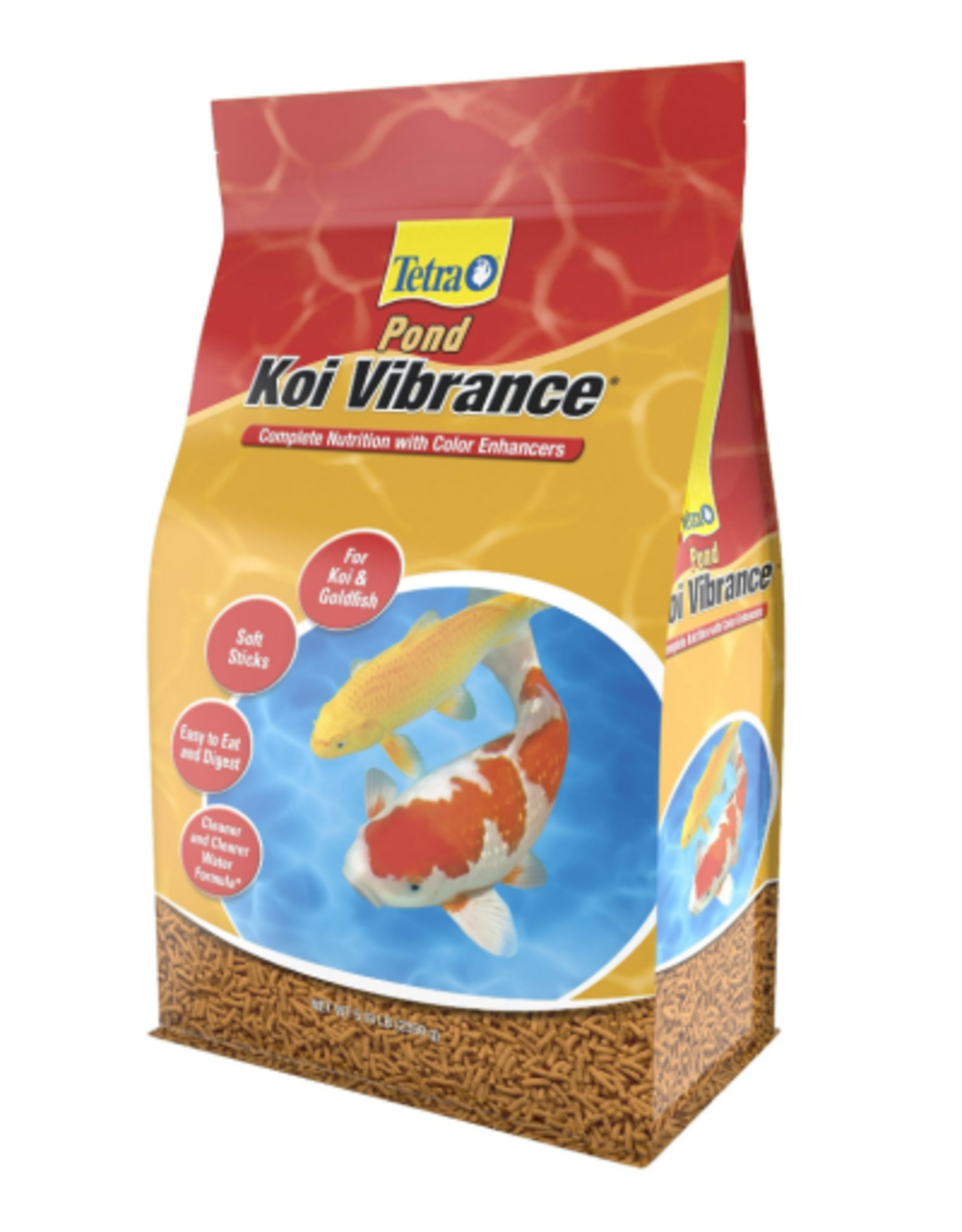 Tetra TetraPond Koi Vibrance Soft Sticks Floating Pond Food - 5.18 lb