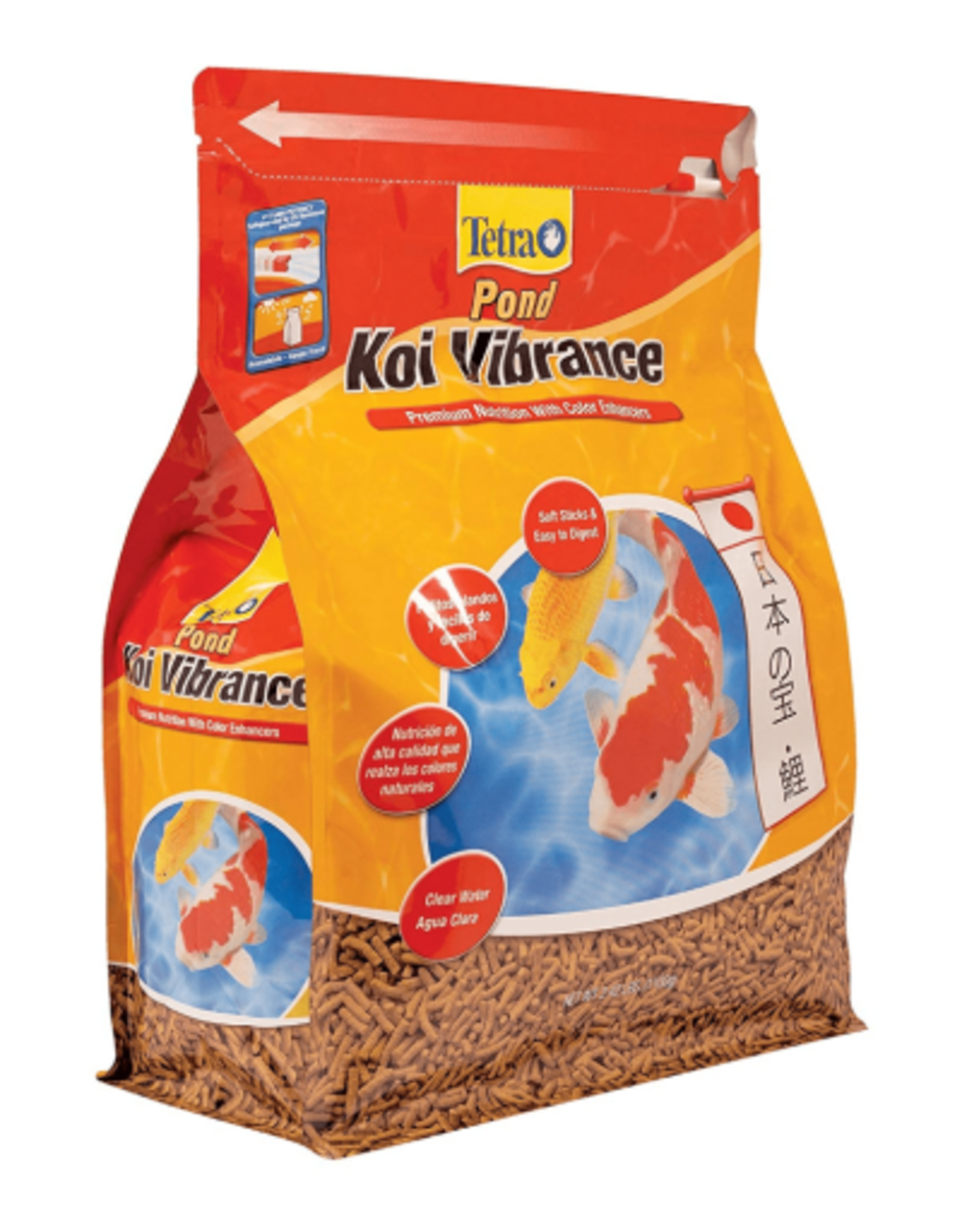 Tetra TetraPond Koi Vibrance Soft Sticks Floating Pond Food - 2.42 lb