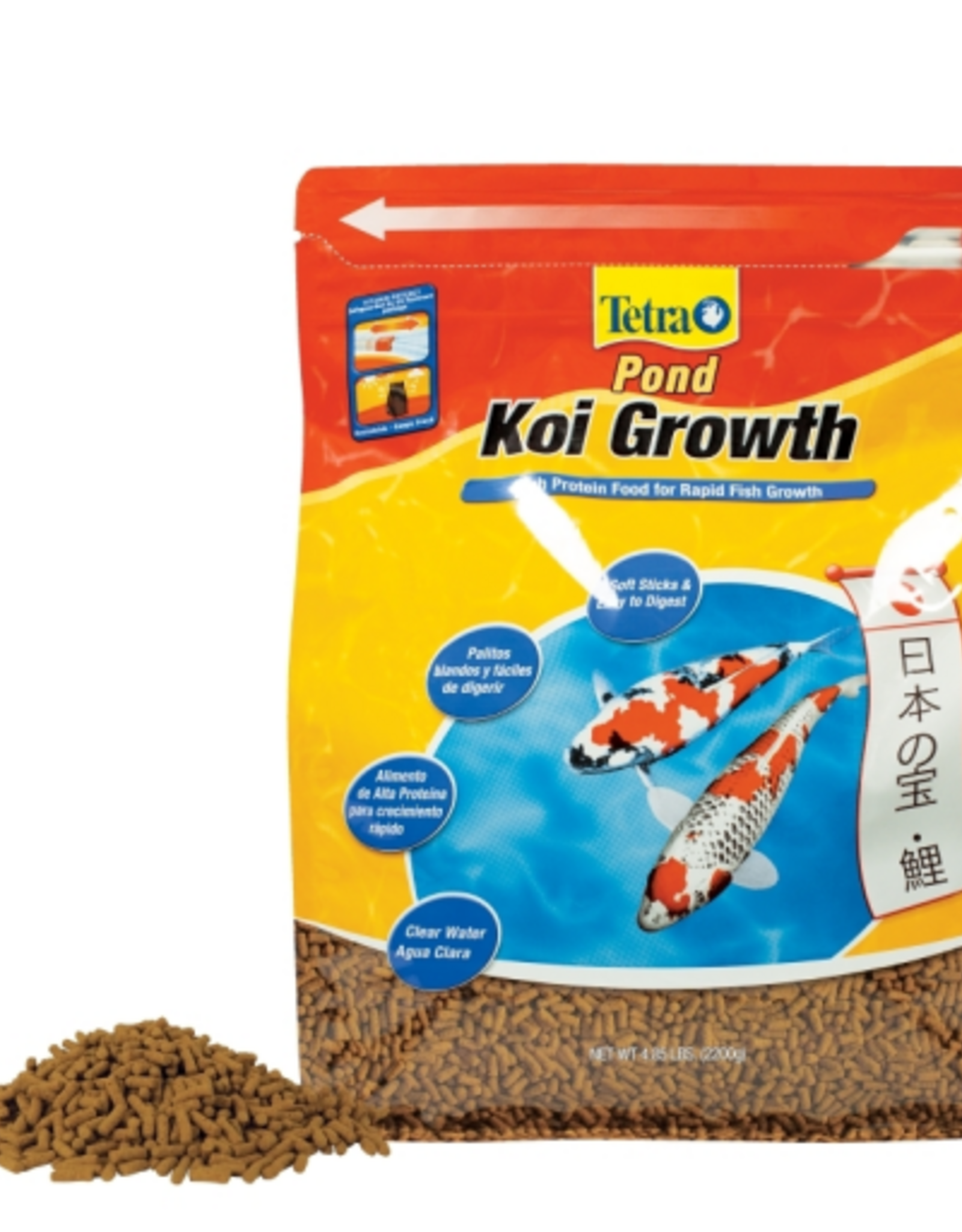 Tetra TetraPond Koi Growth Soft Sticks Pond Fish Food - 4.85 lb