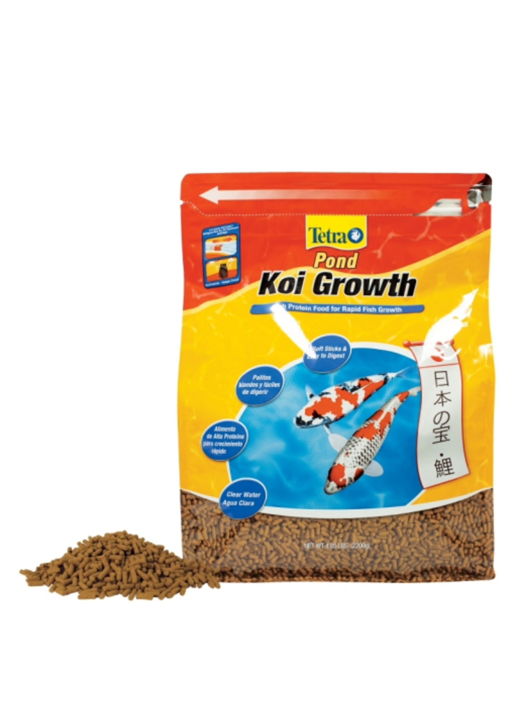 Tetra TetraPond Koi Growth Soft Sticks Pond Fish Food - 4.85 lb