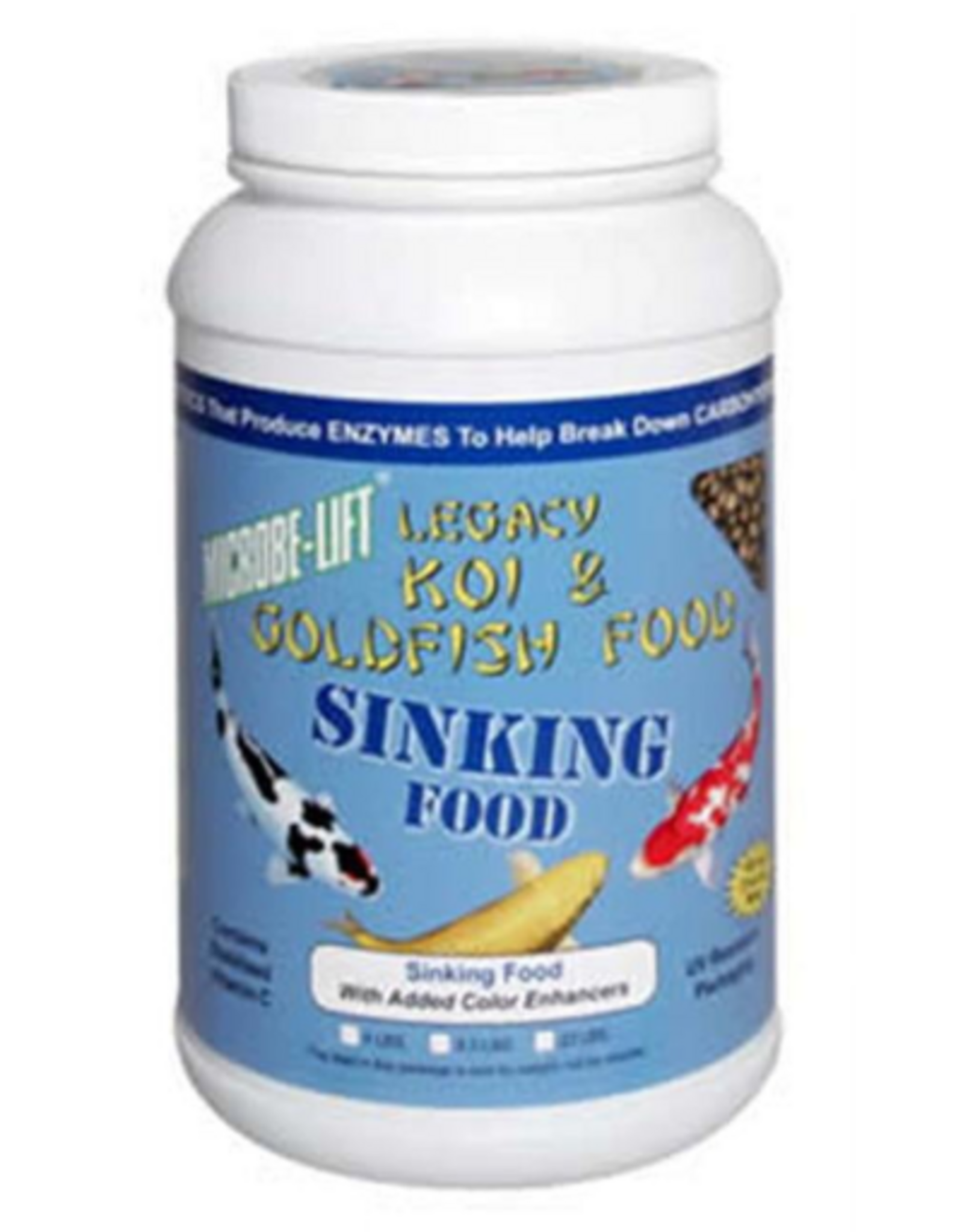 Ecological Labs Microbe-Lift Sinking Pellets Fish Food - 3 lb. 8oz. Multi-Colored
