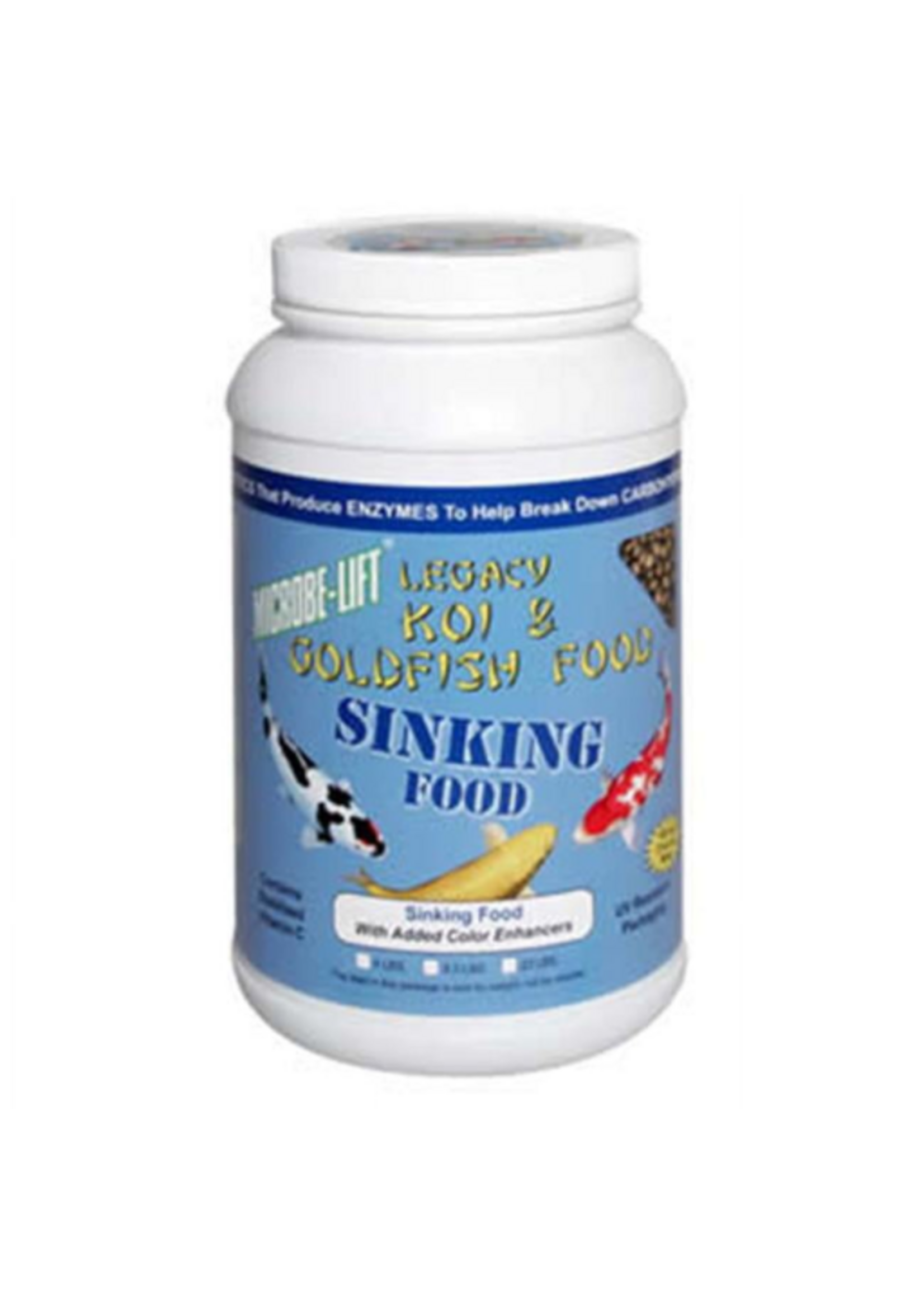 Ecological Labs Microbe-Lift Sinking Pellets Fish Food - 3 lb. 8oz. Multi-Colored