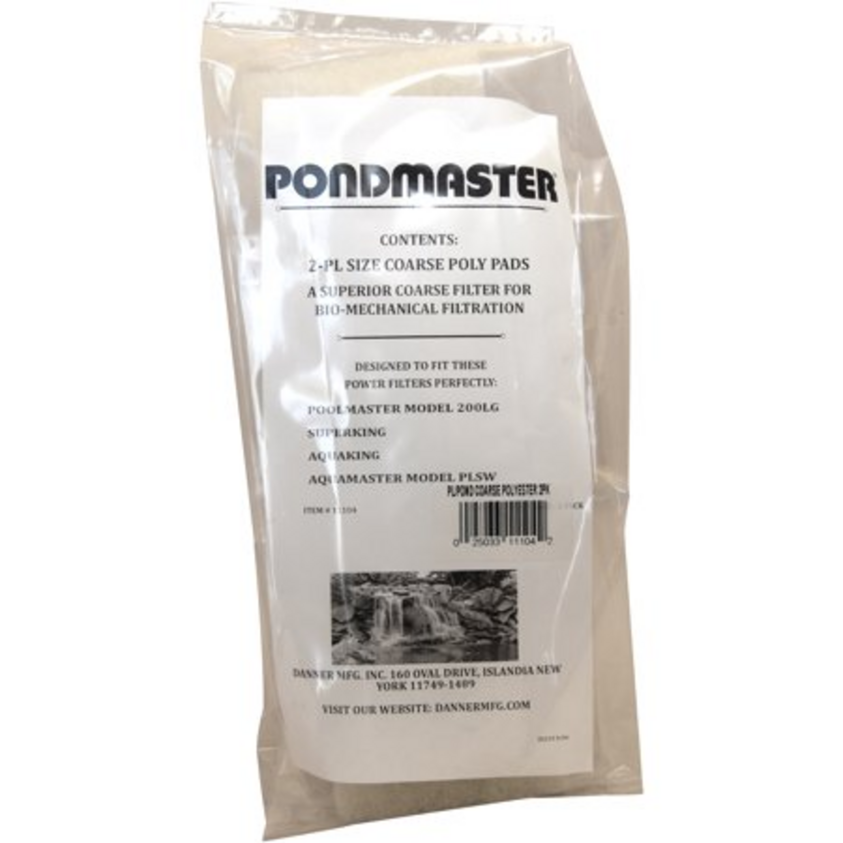 Pondmaster Pondmaster Supreme Polyester Coarse Filter Pad Replacement 2/Pkg-Pl Size