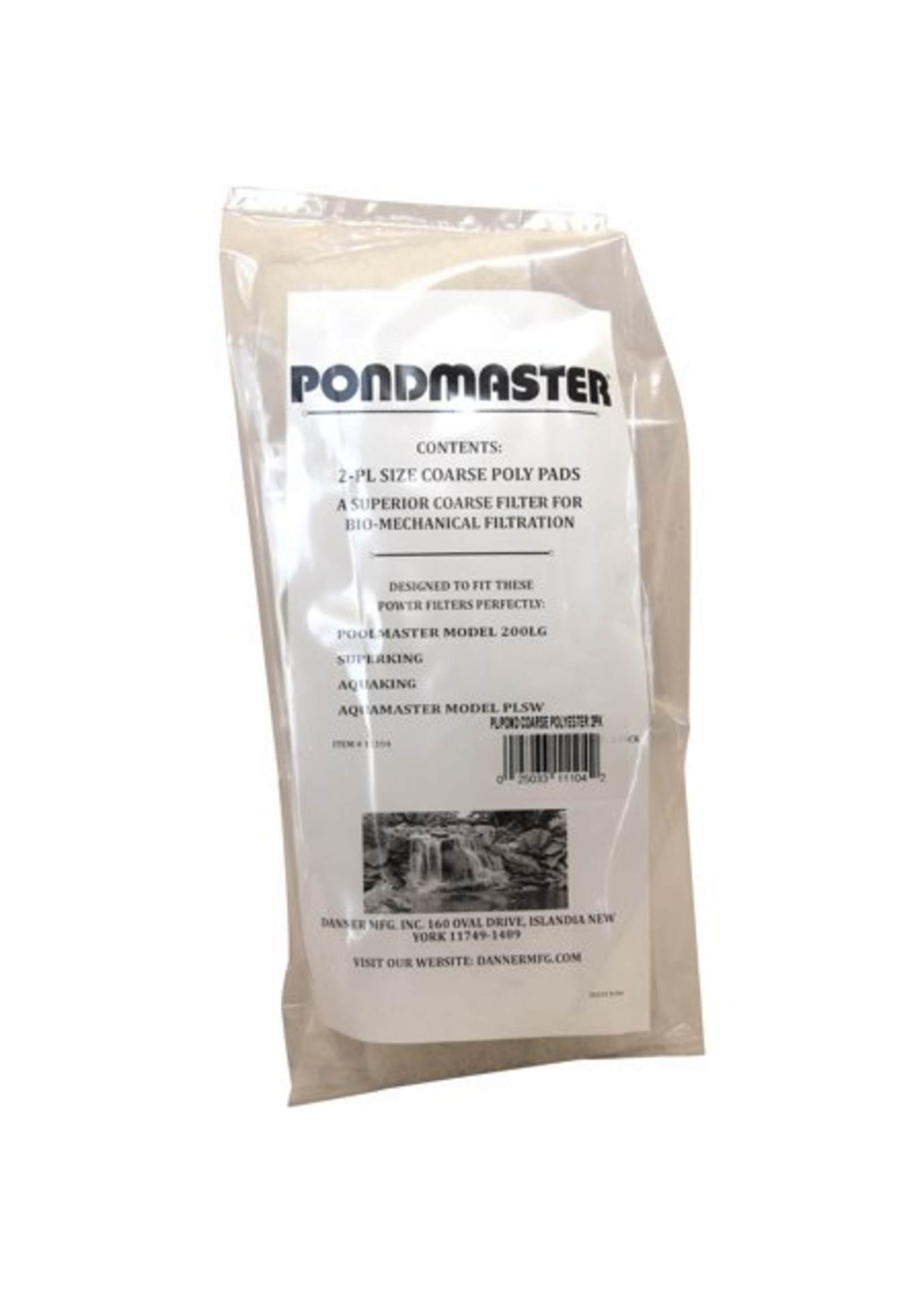 Pondmaster Pondmaster Supreme Polyester Coarse Filter Pad Replacement 2/Pkg-Pl Size