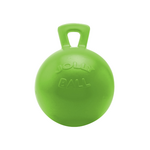 Jolly Pets Jolly Ball with Handle Green Apple Scented Rubber Horse/Dog Toy - 10 inch
