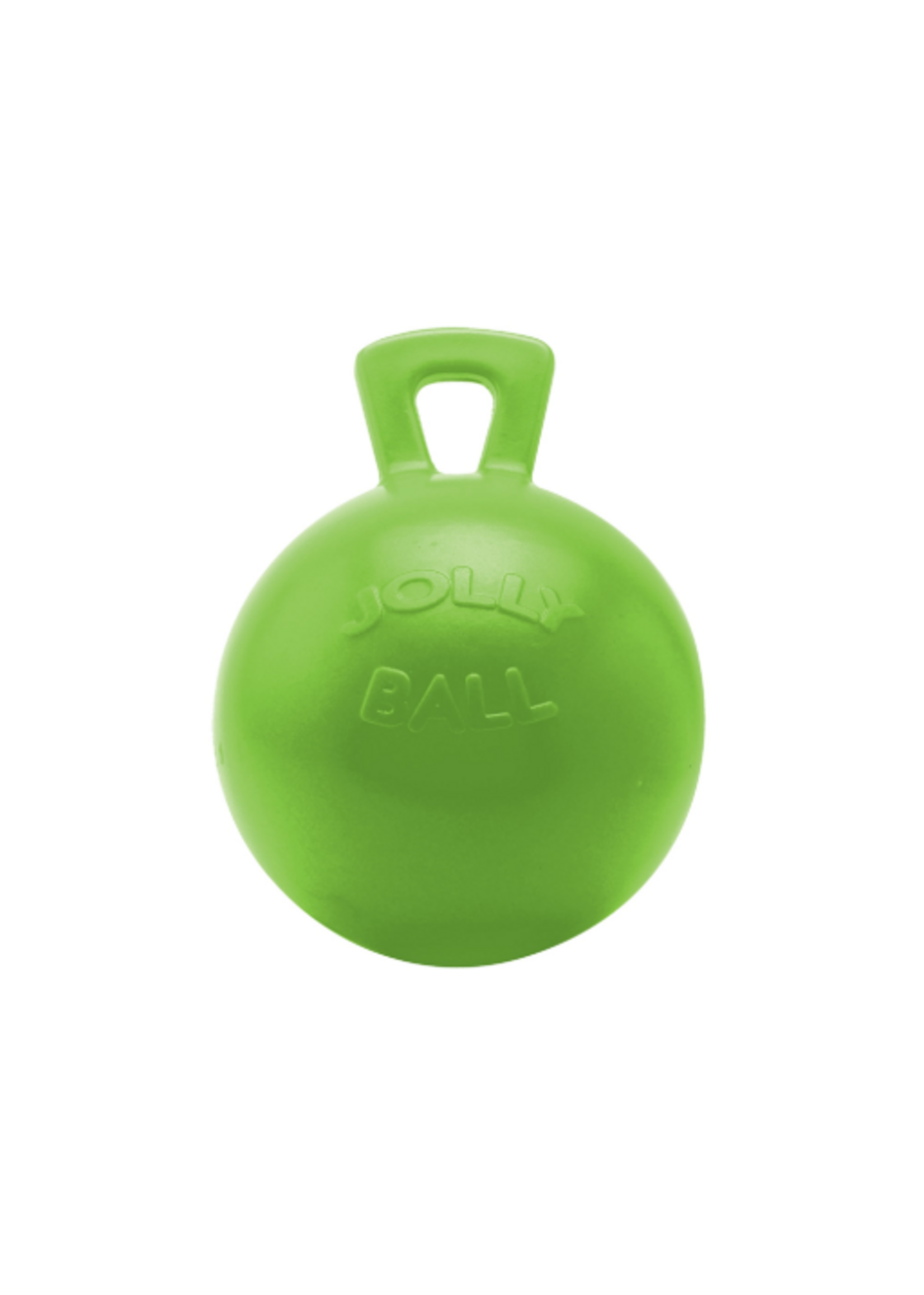 Jolly Pets Jolly Ball with Handle Green Apple Scented Rubber Horse/Dog Toy - 10 inch