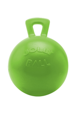 Jolly Pets Jolly Ball with Handle Green Apple Scented Rubber Horse/Dog Toy - 10 inch