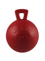 Jolly Pets Jolly Ball with Handle Red Rubber Horse/Dog Toy - 10 inch