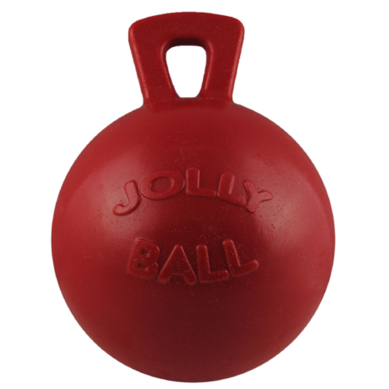 Jolly Pets Jolly Ball with Handle Red Rubber Horse/Dog Toy - 10 inch
