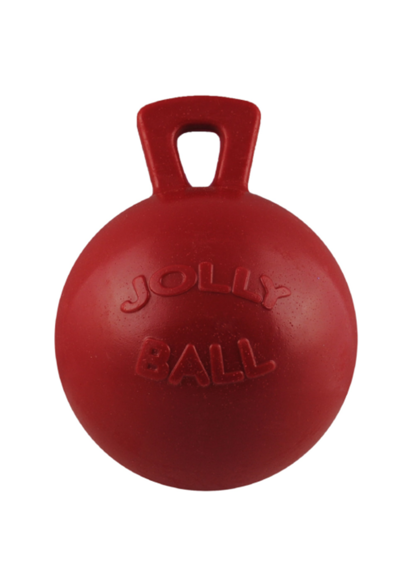 Jolly Pets Jolly Ball with Handle Red Rubber Horse/Dog Toy - 10 inch