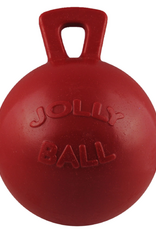Jolly Pets Jolly Ball with Handle Red Rubber Horse/Dog Toy - 10 inch