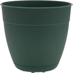 Bloem Bloem 8-in Dayton 100% Recycled Plastic Planter with Saucer - Turtle Green