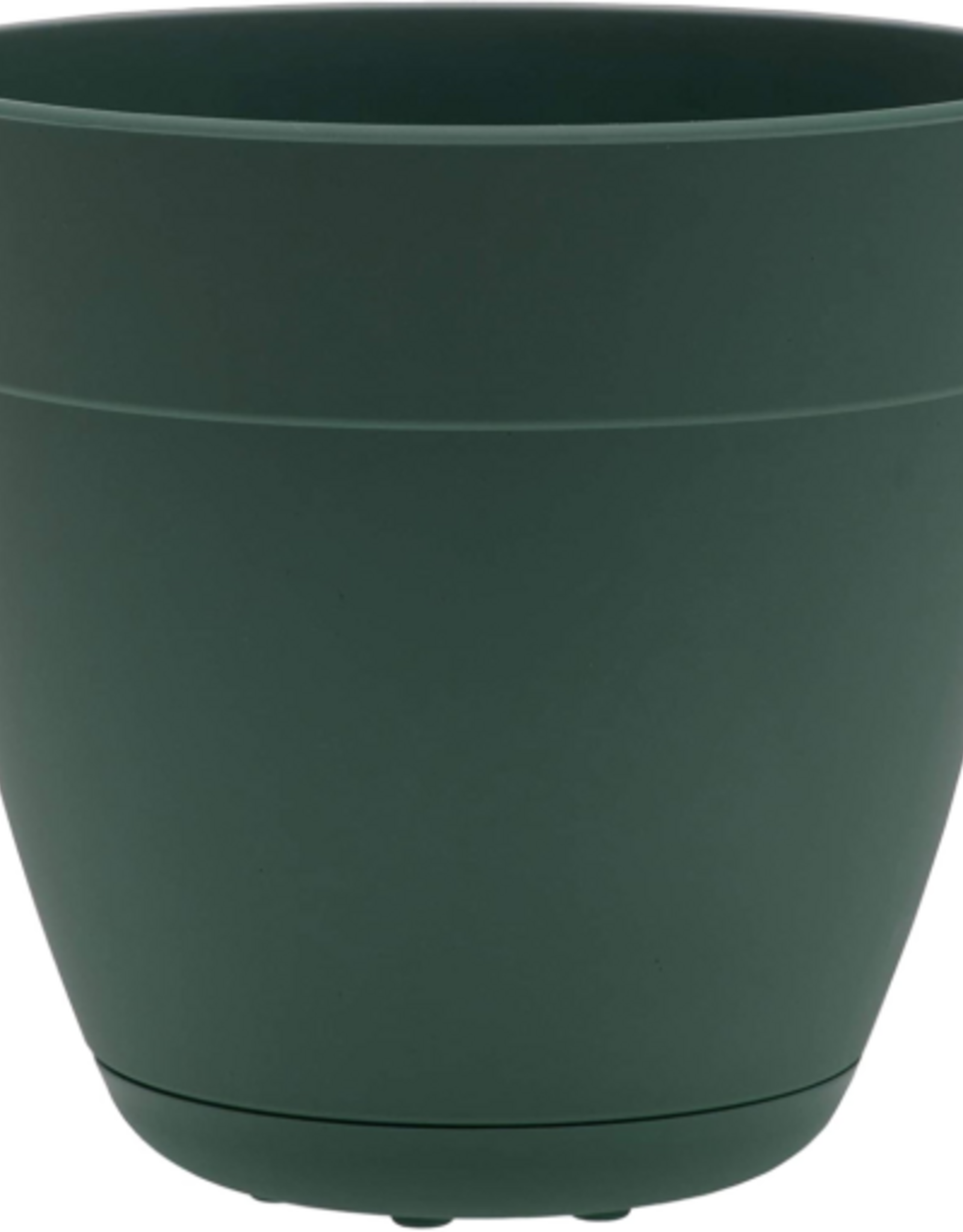 Bloem Bloem 8-in Dayton 100% Recycled Plastic Planter with Saucer - Turtle Green