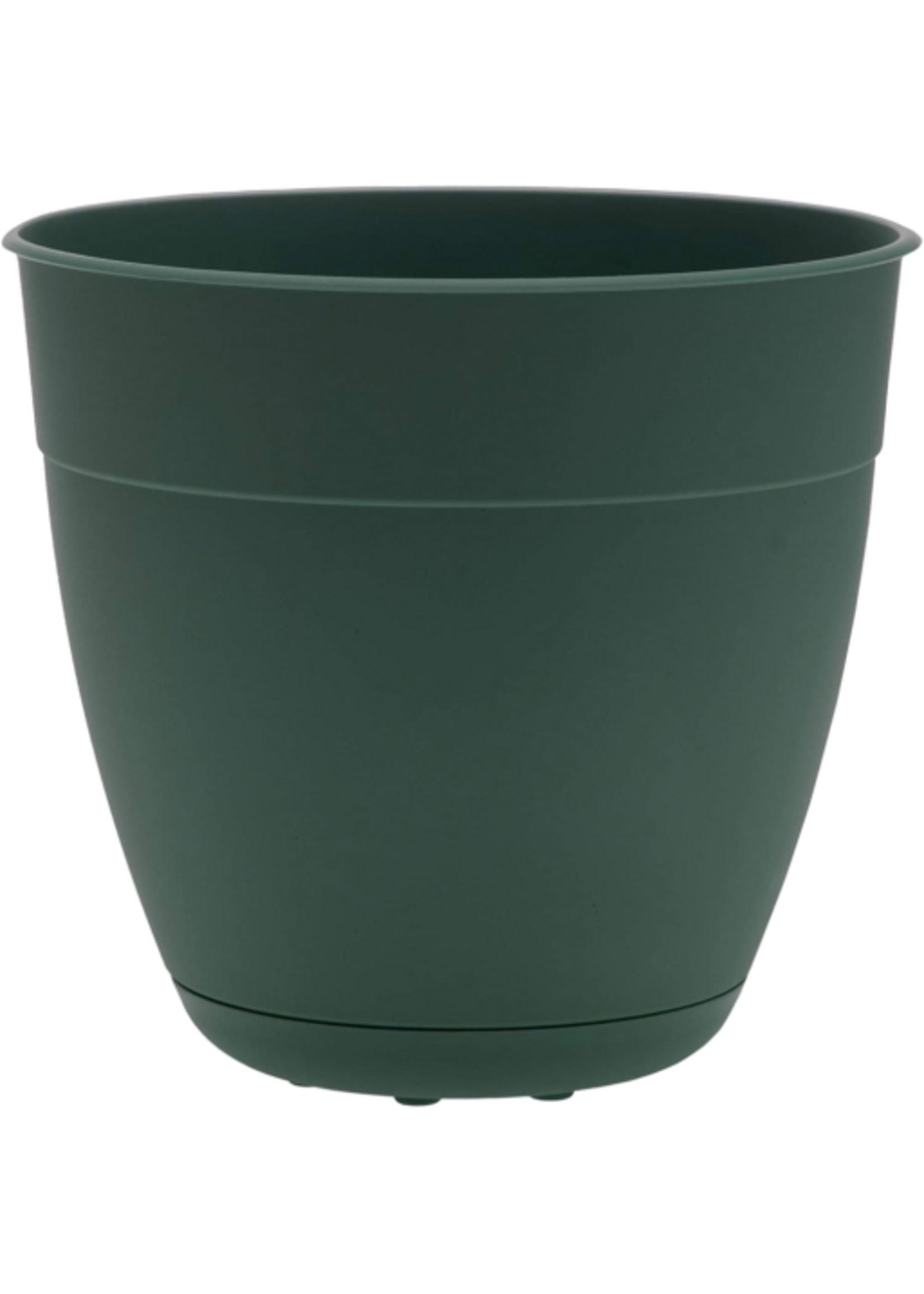 Bloem Bloem 8-in Dayton 100% Recycled Plastic Planter with Saucer - Turtle Green