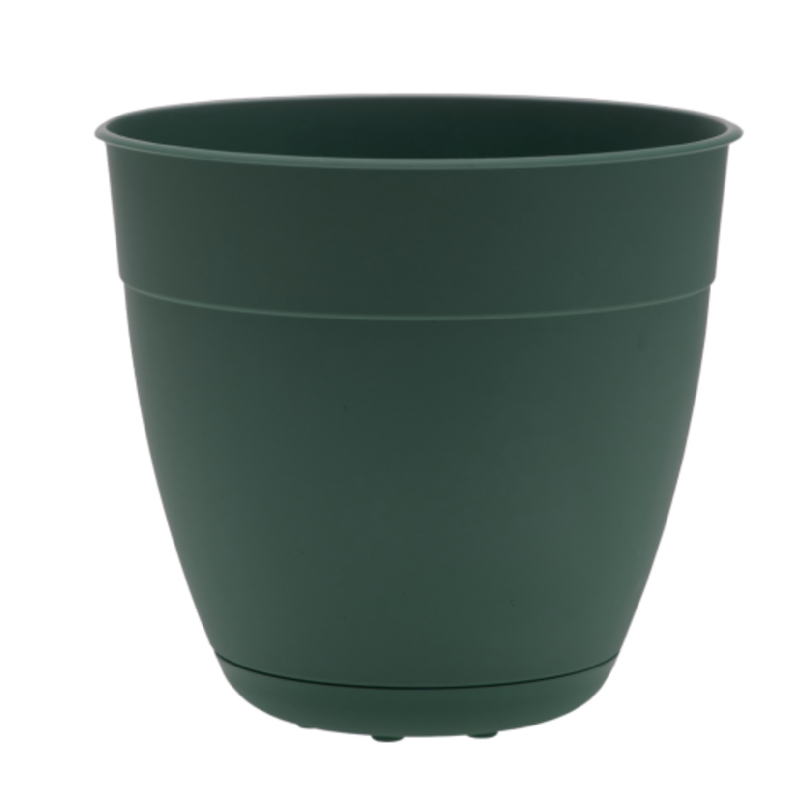 Bloem Bloem 6-in Dayton 100% Recycled Plastic Planter with Saucer - Turtle Green