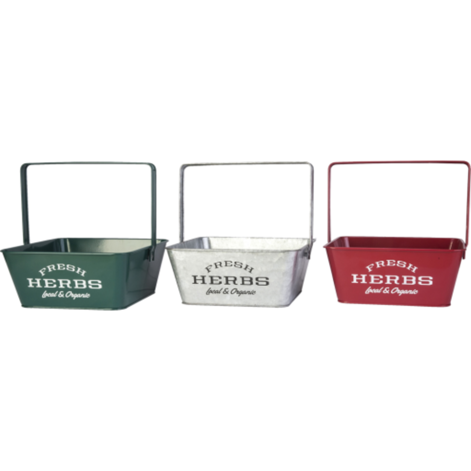Panacea RUSTIC SQUARE HERB PLANTER