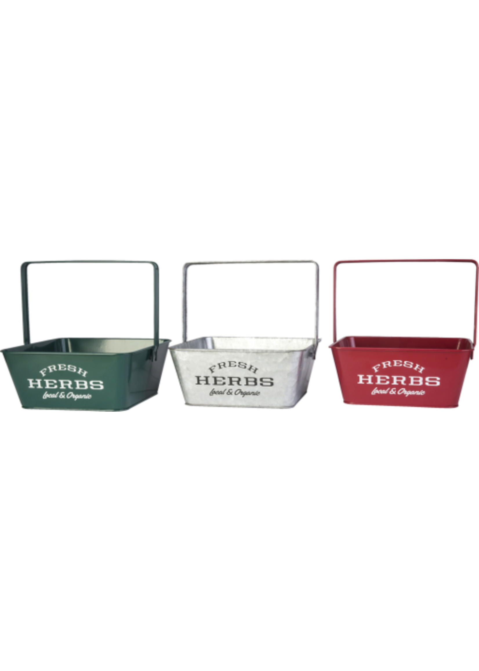 Panacea RUSTIC SQUARE HERB PLANTER
