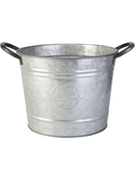 Panacea Panacea Rustic Metal Washtub Planter Galvanized - 8"