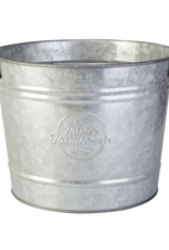 Panacea Panacea Rustic Metal Washtub Planter Galvanized - 8"