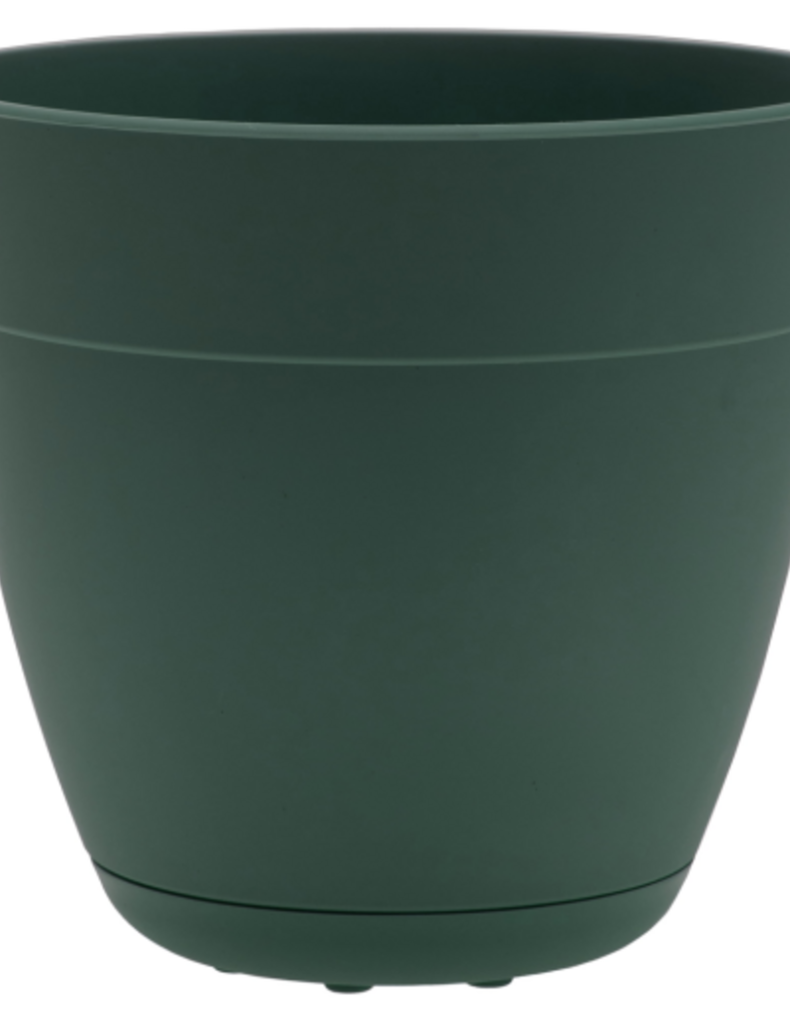 Bloem Bloem 12-in Dayton 100% Recycled Plastic Planter with Saucer - Turtle Green