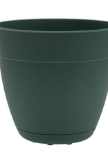 Bloem Bloem Dayton 100% Recycled Plastic Planter with Saucer: 16  - Turtle Green