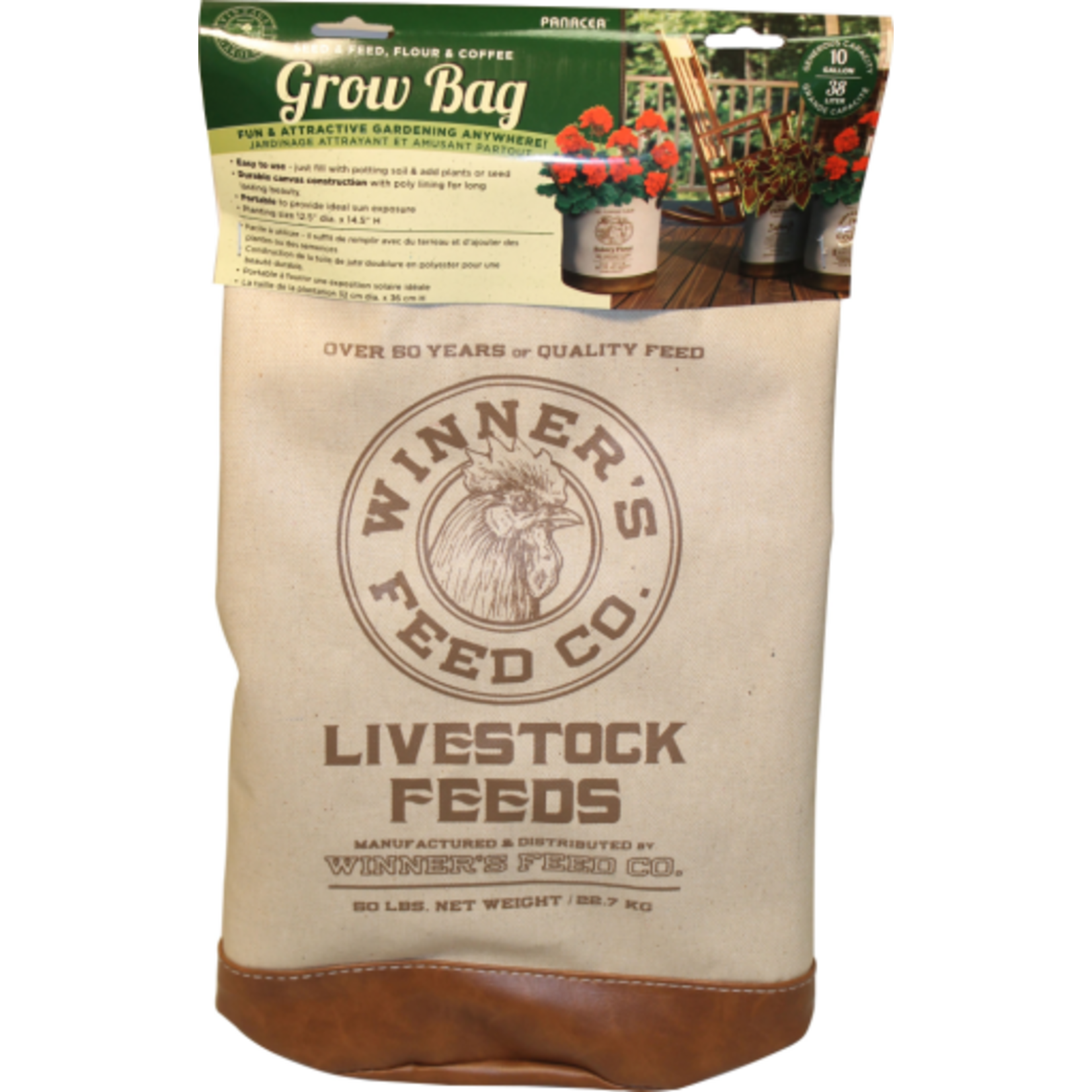 Panacea Grow Bag Seed & Feed, Flour & Coffee 10 gal