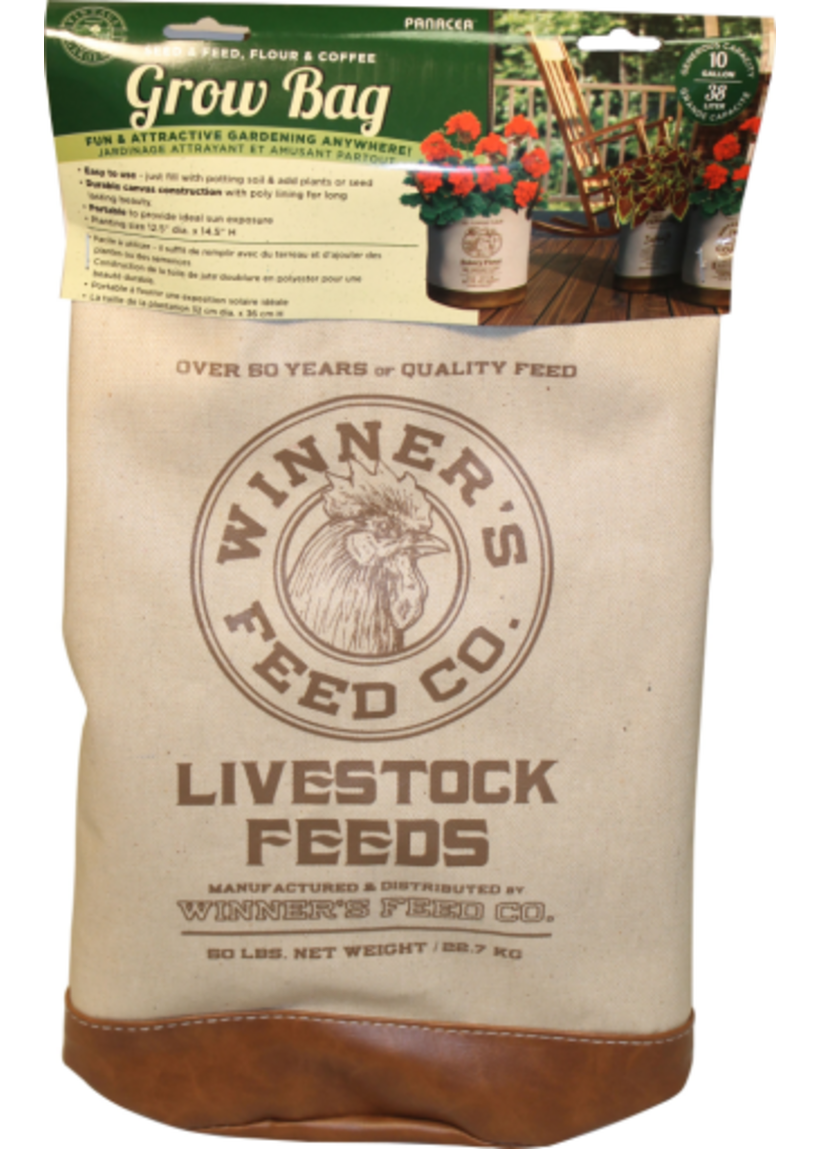 Panacea Grow Bag Seed & Feed, Flour & Coffee 10 gal