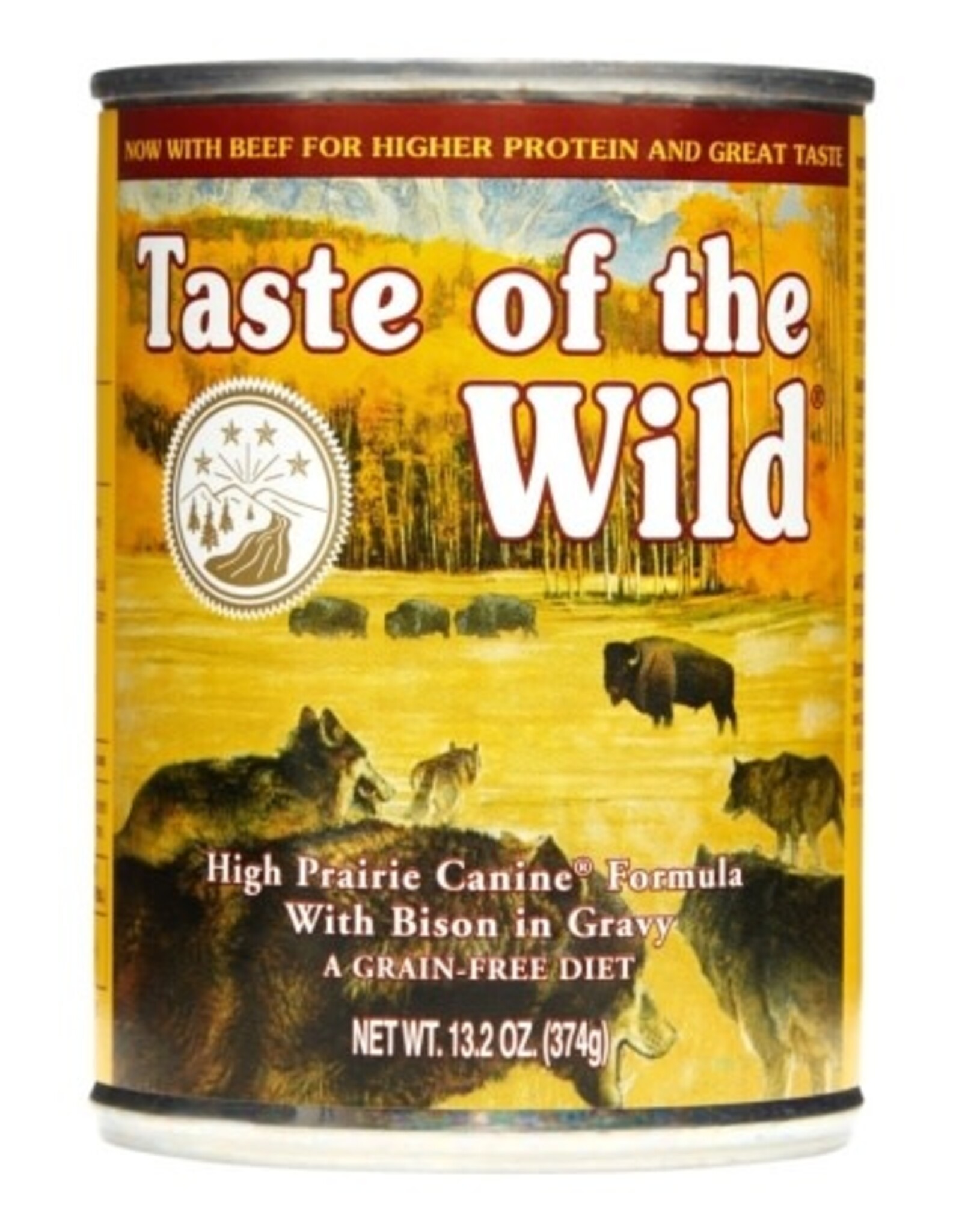 Taste of the Wild Taste of the Wild High Prairie Wet Canned Dog Food with Bison in Gravy - 13.2 Oz, Case of 12