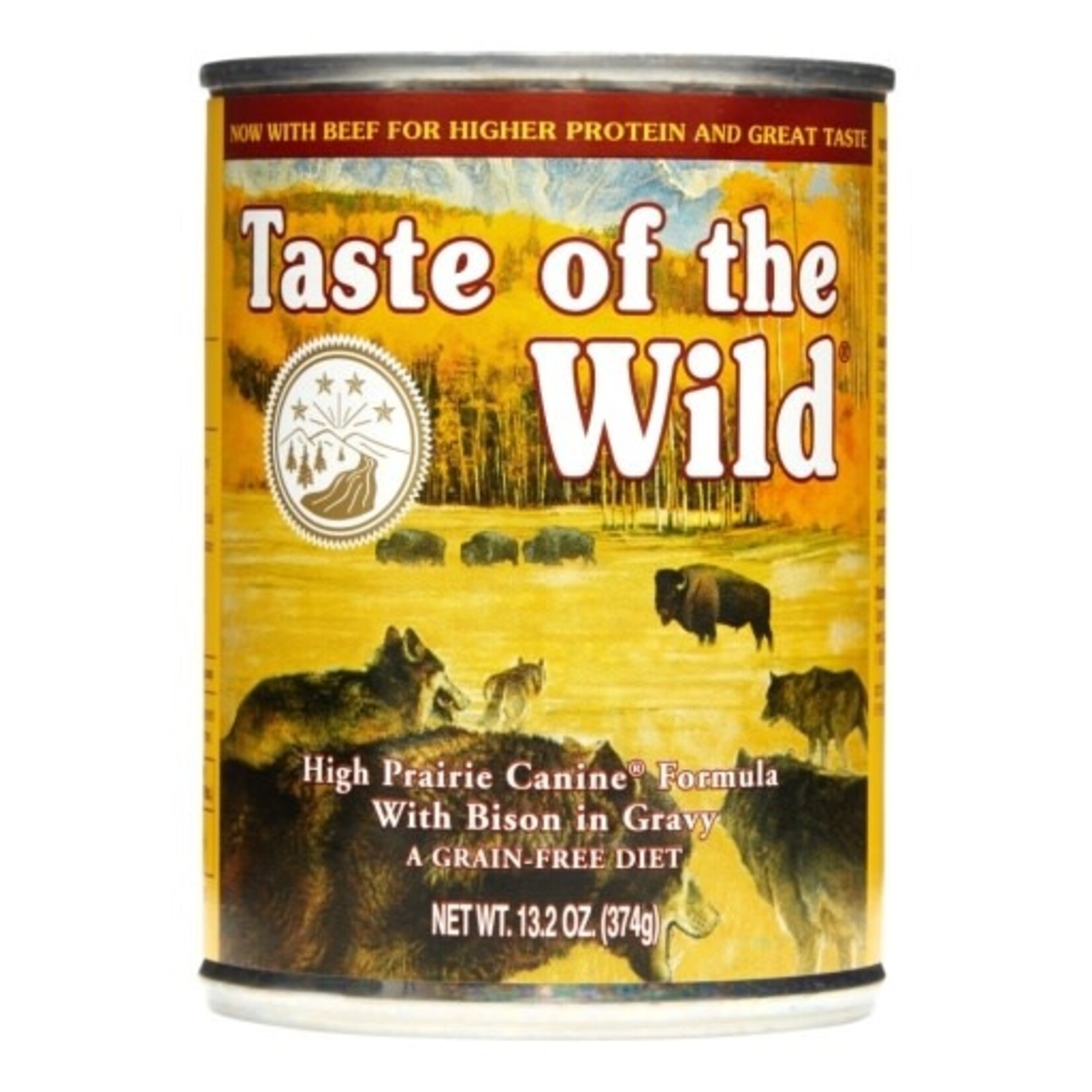 Taste of the Wild Taste of the Wild High Prairie Wet Canned Dog Food with Bison in Gravy - 13.2 Oz, Case of 12