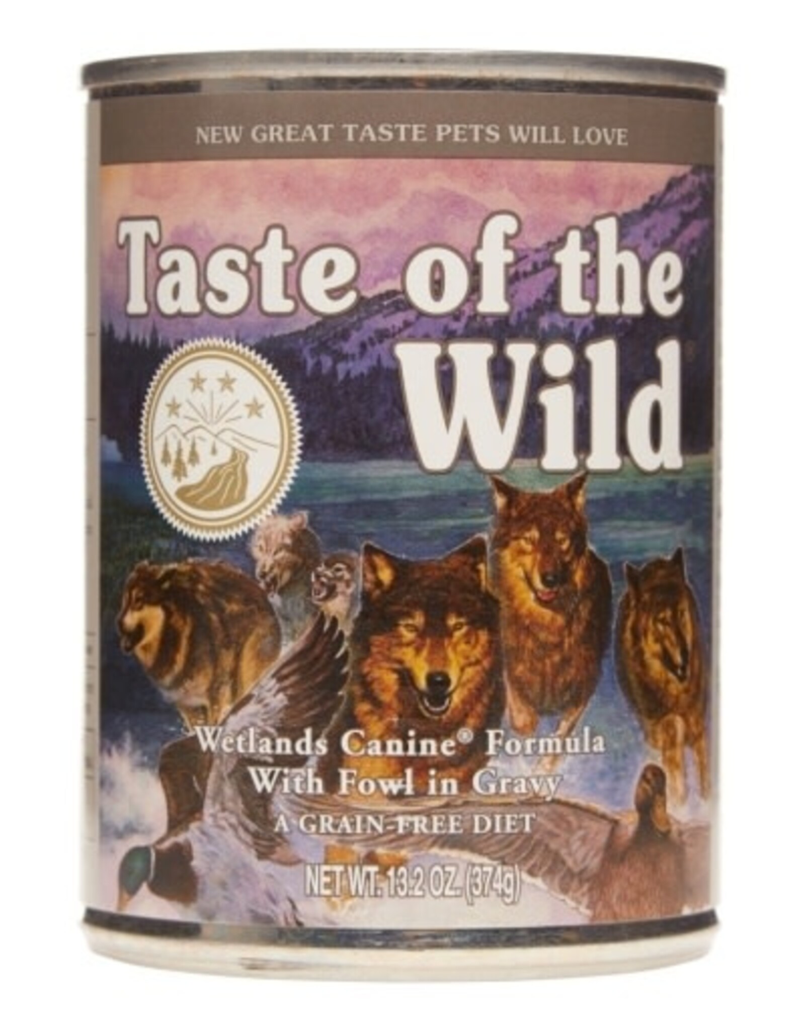 Taste of the Wild Taste of the Wild Wetlands Wet Canned Dog Food with Roasted Duck - 13.2 Oz, Case of 12