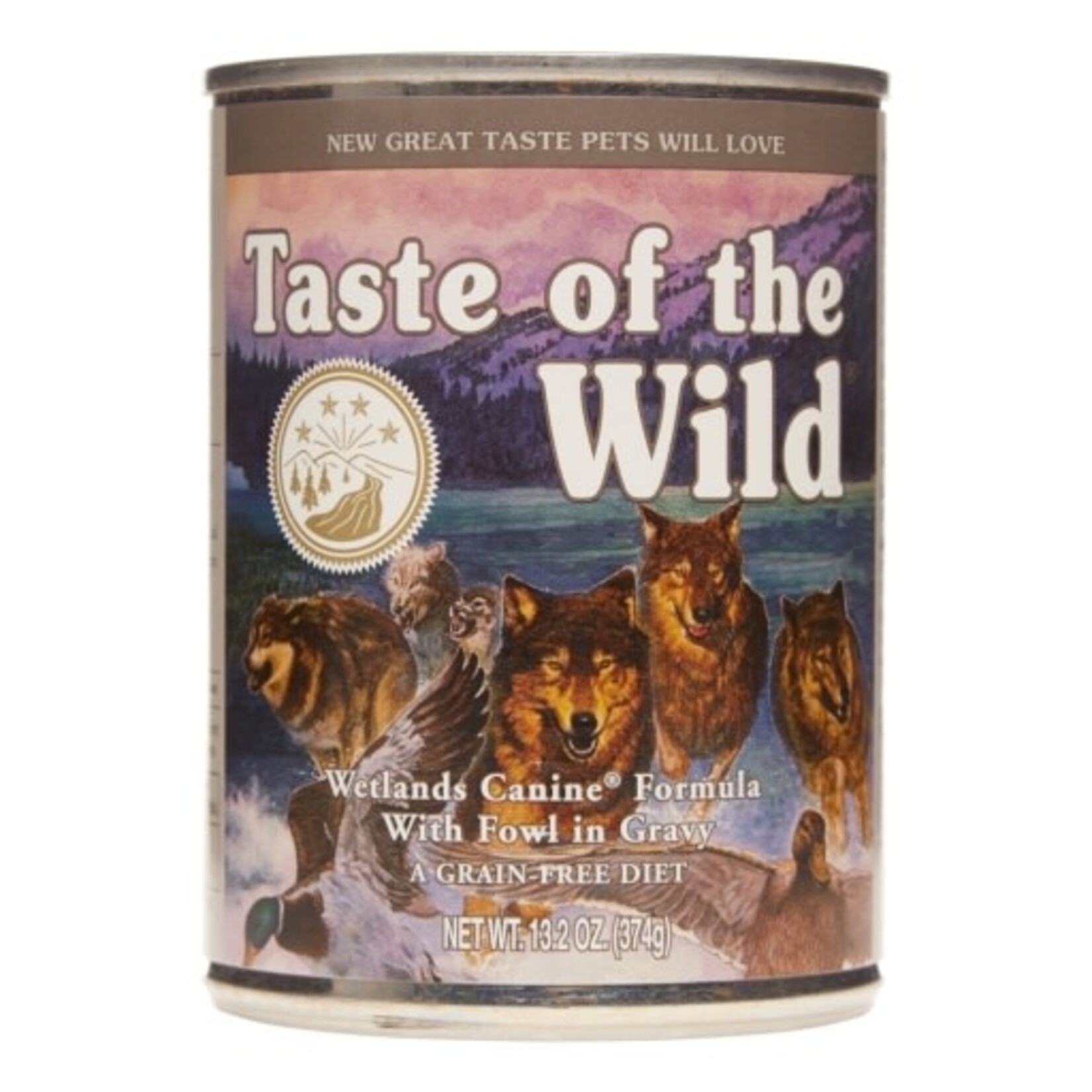 Taste of the Wild Taste of the Wild Wetlands Wet Canned Dog Food with Roasted Duck - 13.2 Oz, Case of 12