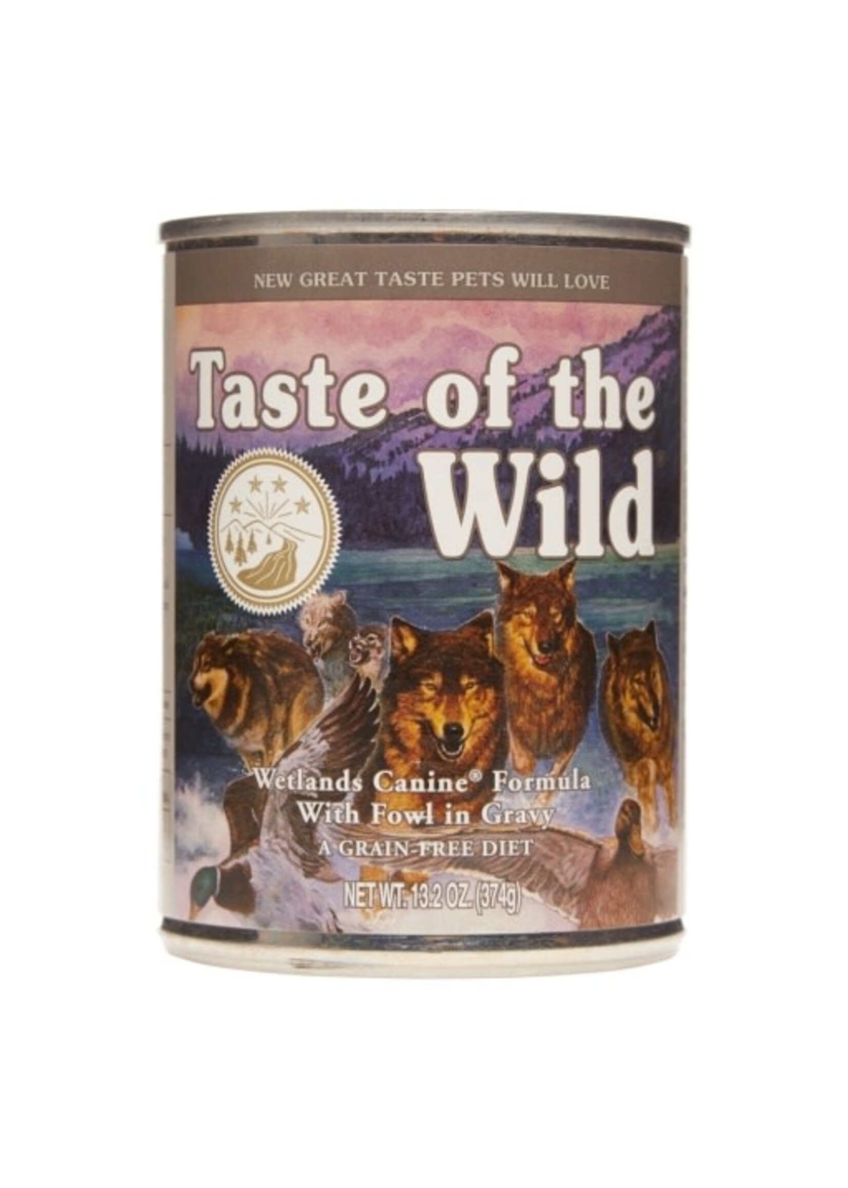Taste of the Wild Taste of the Wild Wetlands Wet Canned Dog Food with Roasted Duck - 13.2 Oz, Case of 12
