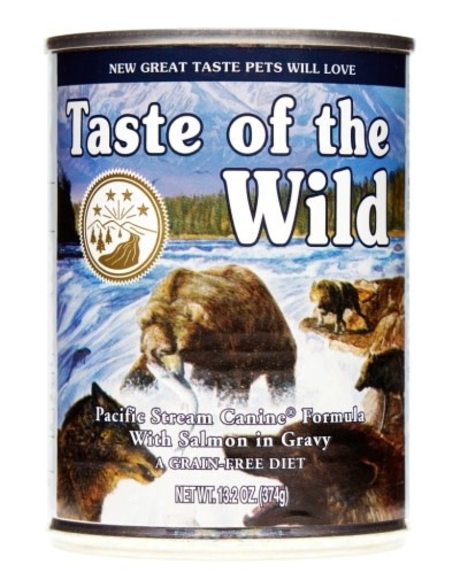 Taste of the Wild Taste of the Wild Pacific Stream Wet Canned Dog Food with Salmon in Gravy - 13.2 Oz, Case of 12