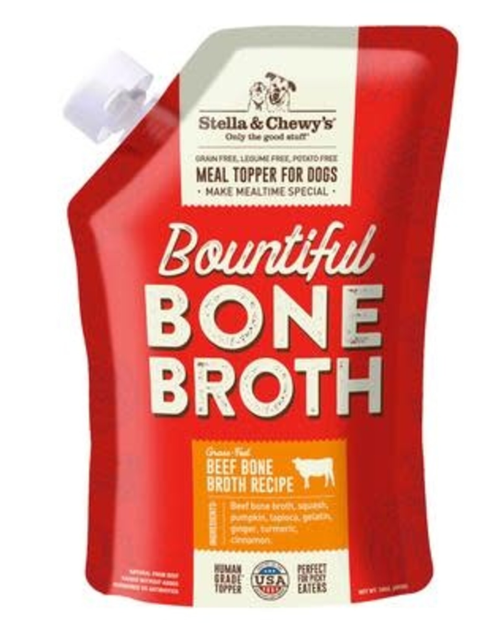 Stella & Chewy's Stella & Chewy's Bountiful Bone Broth Grass-Fed Beef Recipe Meal Topper for Dogs - 16 Oz