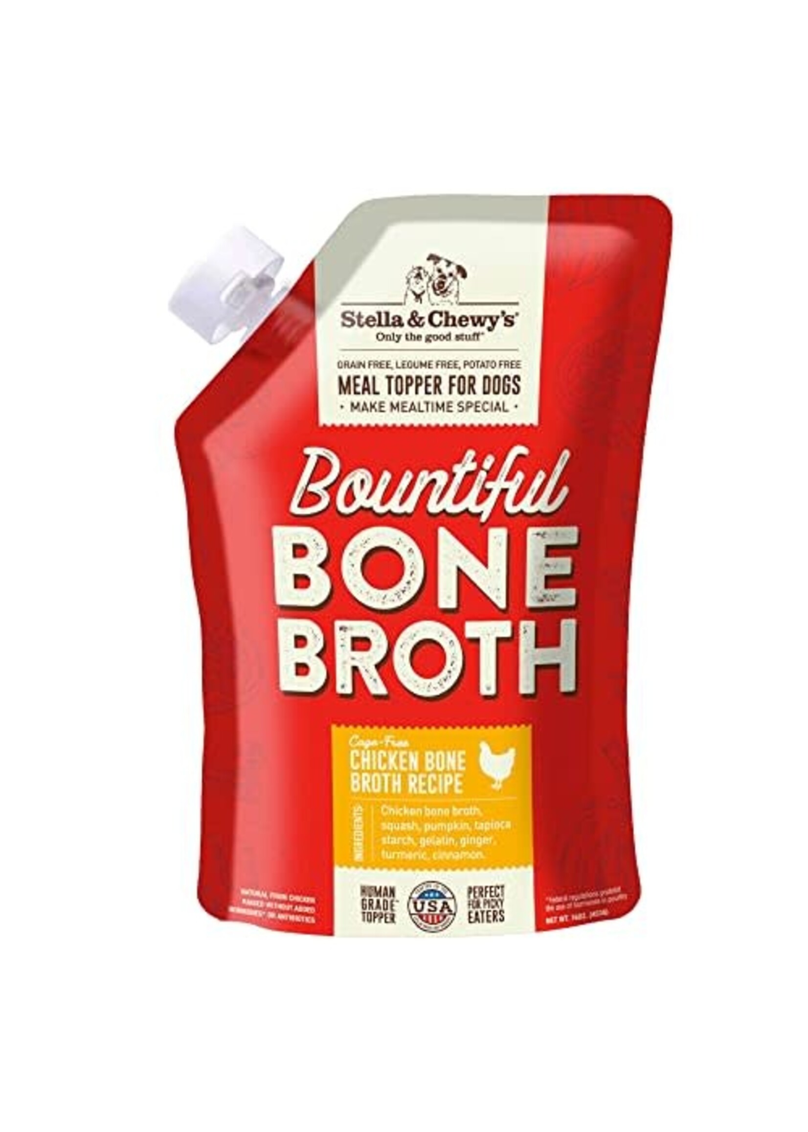 Stella & Chewy's Stella & Chewy's Bountiful Bone Broth Cage-Free Chicken Recipe Meal Topper for Dogs - 16 Oz