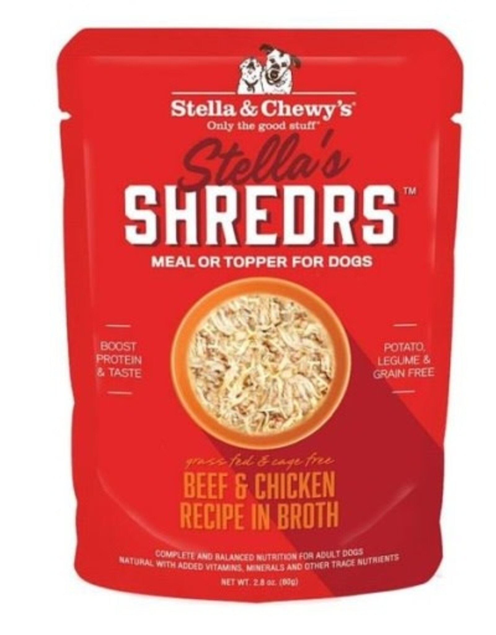Stella & Chewy's Stella & Chewy's Shredrs Beef & Chicken in Broth Wet Dog Food - 2.8 Oz