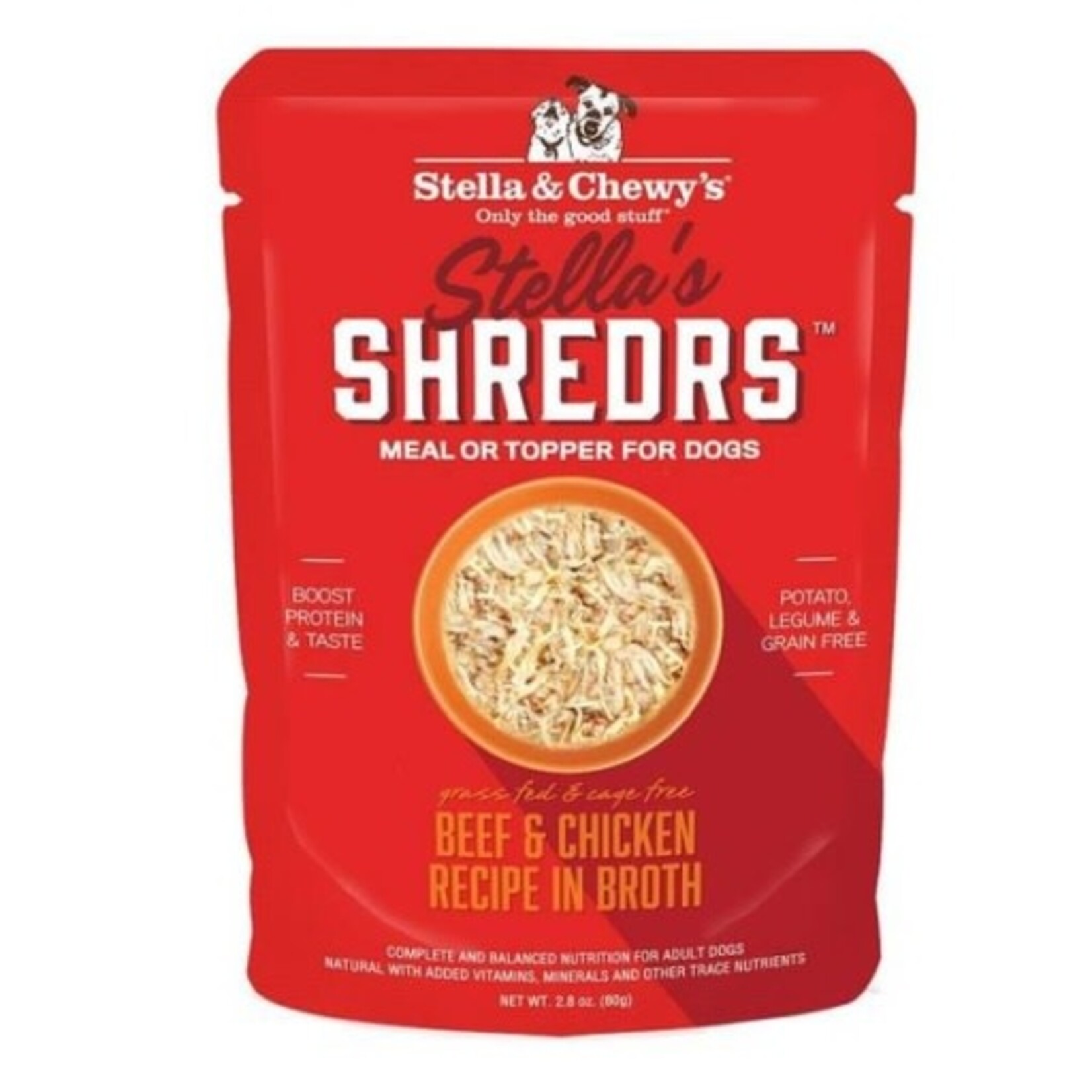 Stella & Chewy's Stella & Chewy's Shredrs Beef & Chicken in Broth Wet Dog Food - 2.8 Oz