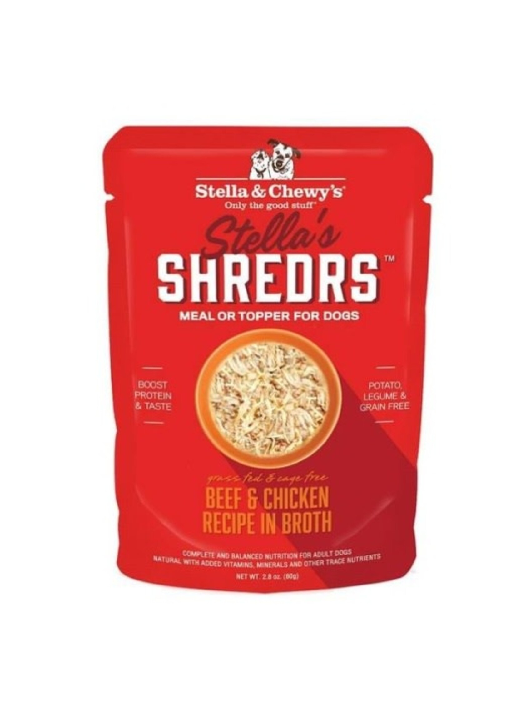 Stella & Chewy's Stella & Chewy's Shredrs Beef & Chicken in Broth Wet Dog Food - 2.8 Oz