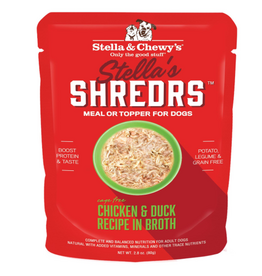 Stella & Chewy's Stella & Chewy's Shredrs Cage Free Chicken & Duck Recipe in Broth Wet Dog Food - 2.8 oz.