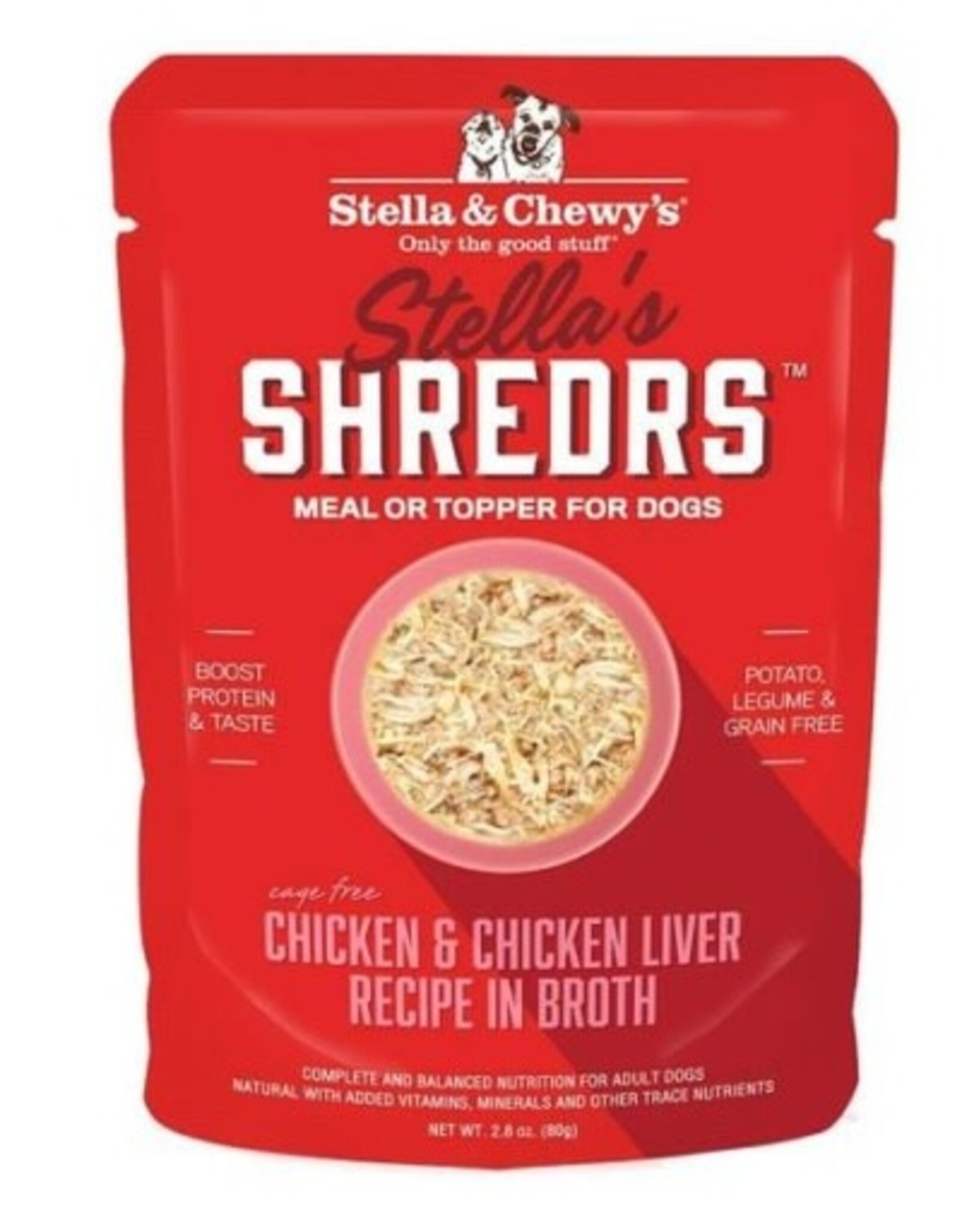 Stella & Chewy's Stella & Chewy's Shredrs Chicken & Liver in Broth Wet Dog Food - 2.8 Oz