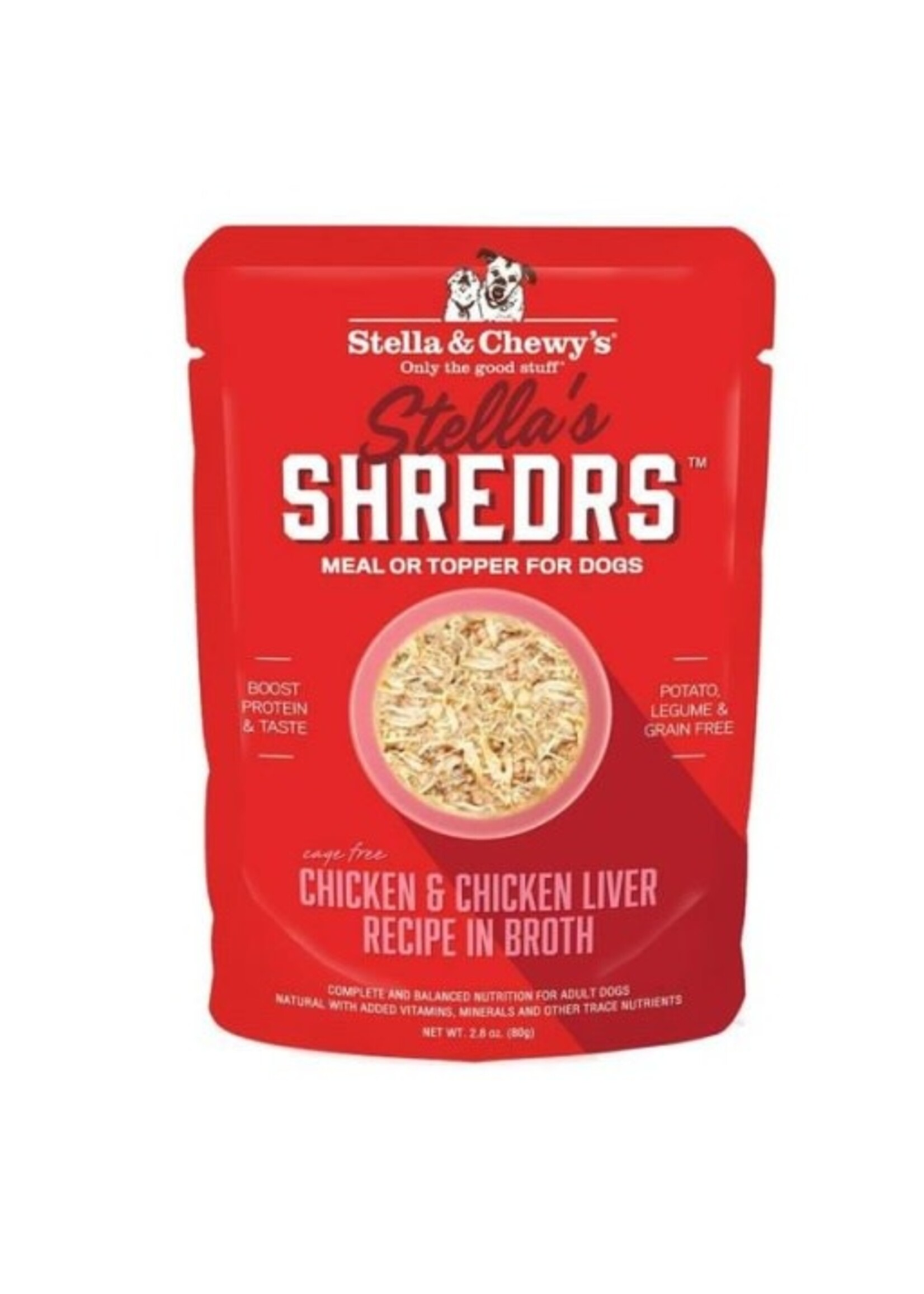 Stella & Chewy's Stella & Chewy's Shredrs Chicken & Liver in Broth Wet Dog Food - 2.8 Oz