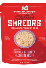 Stella & Chewy's Stella & Chewy's Shredrs Cage Free Chicken & Turkey Recipe in Broth Wet Dog Food - 2.8 oz.