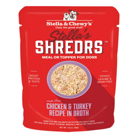Stella & Chewy's Stella & Chewy's Shredrs Cage Free Chicken & Turkey Recipe in Broth Wet Dog Food - 2.8 oz.