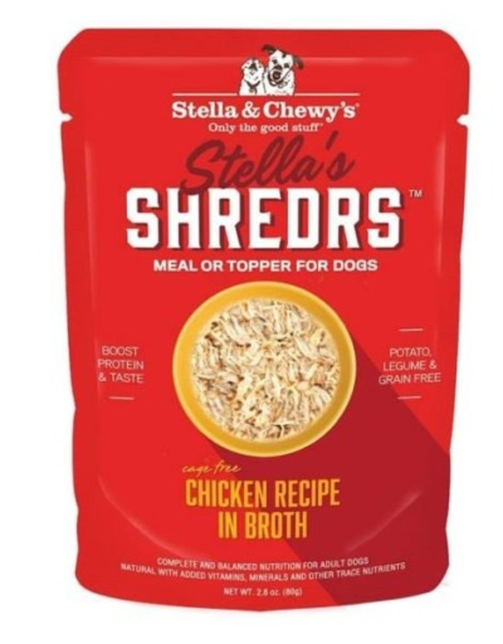 Stella & Chewy's Stella & Chewy's Shredrs Cage Free Chicken in Broth Wet Dog Food - 2.8 Oz