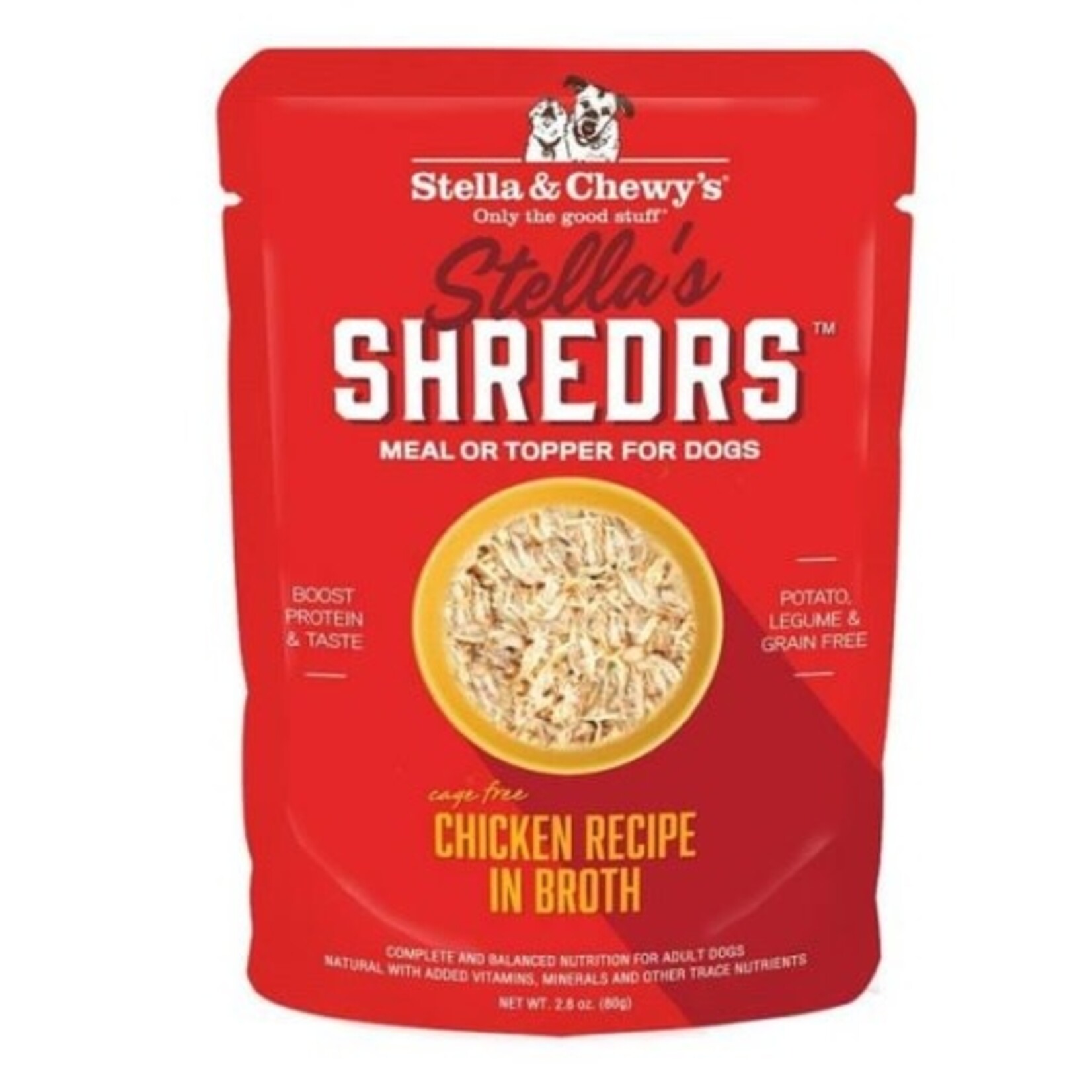 Stella & Chewy's Stella & Chewy's Shredrs Cage Free Chicken in Broth Wet Dog Food - 2.8 Oz