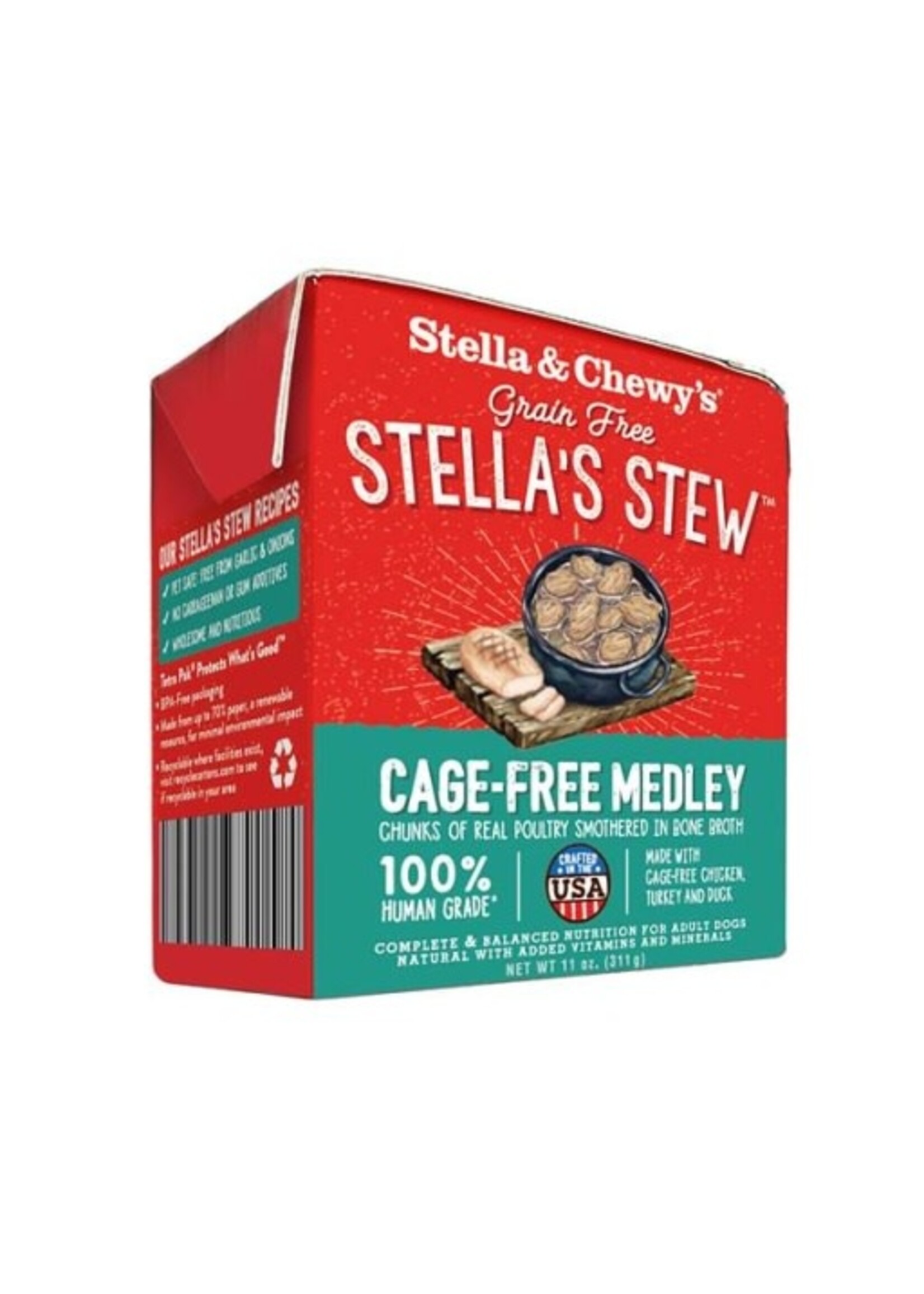 Stella & Chewy's STELLA & CHEWY'S Dog Stew Cage Free Medley Wet Food 11OZ