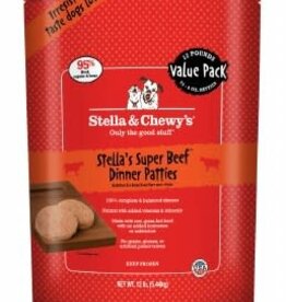 Stella & Chewy's STELLA & CHEWY'S DOG FROZEN DINNER PATTIES BEEF 12LB