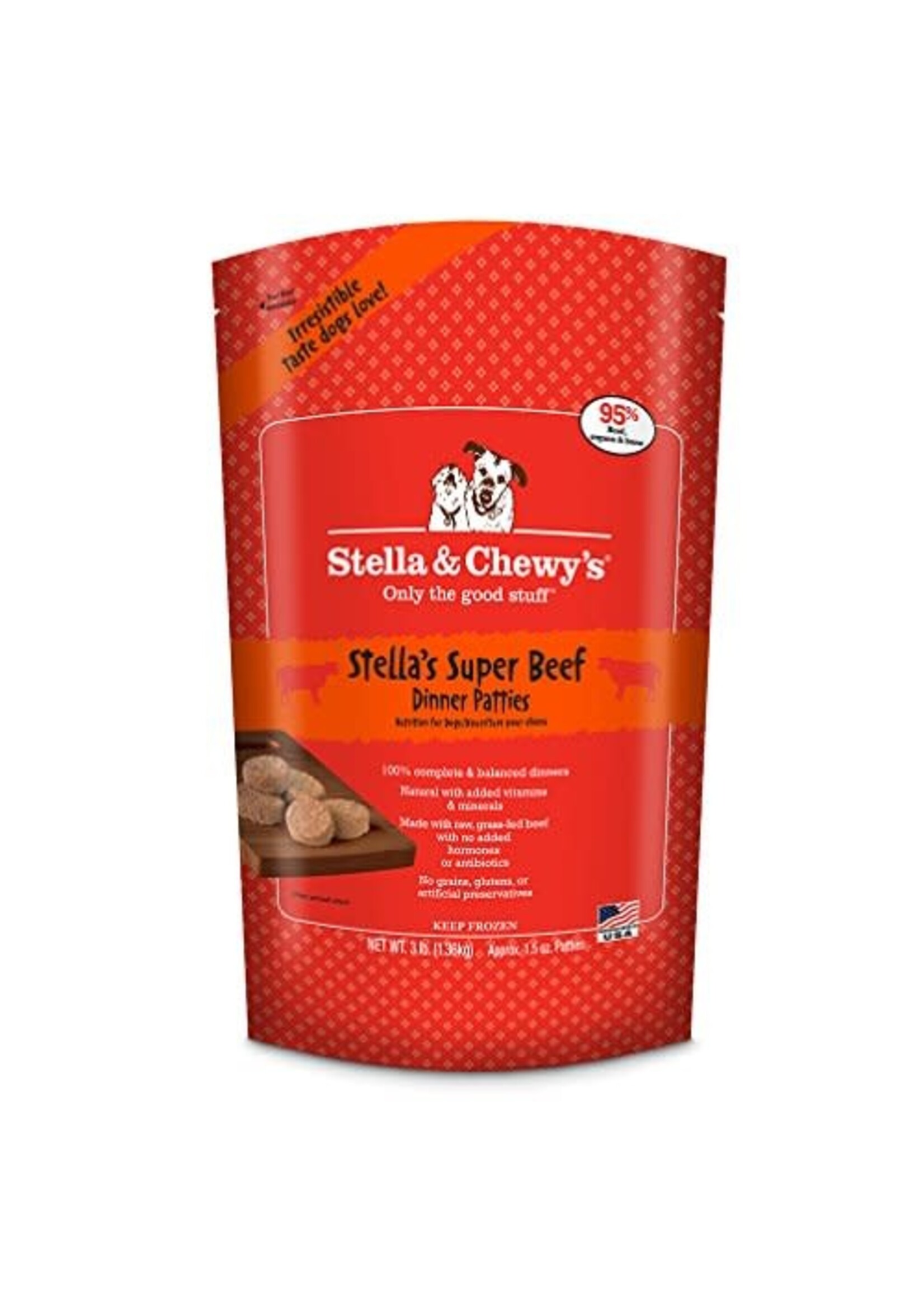 Stella & Chewy's Stella & Chewy's Dog Frozen Dinner Patties BEEF 3LB