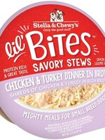 Stella & Chewy's Stella & Chewy's Lil Bites Chicken & Turkey Dinner in Broth Savory Dog Stew - 2.7 Oz.