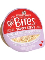 Stella & Chewy's Stella & Chewy's Lil Bites Chicken & Turkey Dinner in Broth Savory Dog Stew - 2.7 Oz.